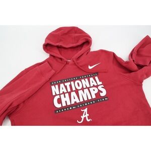 Nie Alabama Crimson Tide 2020 National Champions Hoodie Pullover Men's Large